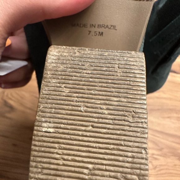 Anthropologie Matisse Soho suede back zip Western style ankle boot 7.5 - Picture 9 of 11